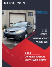 MAZDA CX-9 2012 OWNERS MANUAL